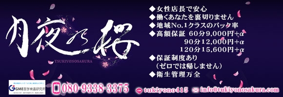 月夜の桜