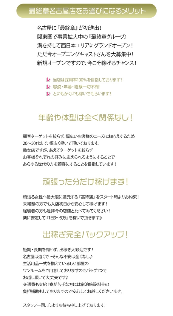 熟女の風俗最終章 名古屋店