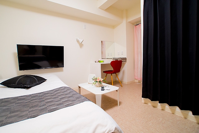 お着換え等カバン一つ出来て頂いても困らない生活必需品は完備しております♪