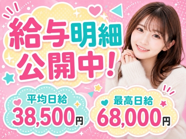 先月、平均日給38500円!最高日給は68000円です!(京都BOOKMARK20.30's(ブックマーク):京都/スタンダードデリヘル)