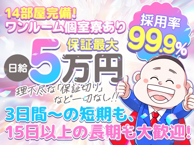 ★出稼ぎさんも大歓迎!日給保証5万円~★(風俗イキタイ いわき店:いわきエリア/スタンダードデリヘル)